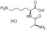 structure of CAS# 68973-27-3, L-丙氨酰-L-赖氨酸单盐酸盐