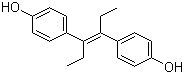 CAS 登录号：6898-97-1, 己烯雌酚, (E)-4,4'-(1,2-二乙基-1,2-亚乙烯基)双苯酚