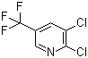 structure of CAS# 69045-84-7, 2,3-Dichloro-5-(trifluoromethyl)pyridine