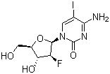 structure of CAS# 69123-90-6, Fiacitabine