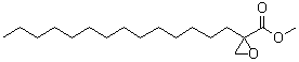 structure of CAS# 69207-52-9, 2-Tetradecyl-2-oxiranecarboxylic acid methyl ester