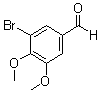 structure of CAS# 6948-30-7, 3-Bromo-4,5-dimethoxybenzaldehyde
