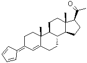 CAS 登录号：6952-10-9, 3-(2,4-环戊二烯-1-亚基)孕甾-4-烯-20-酮