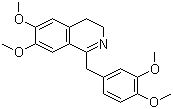 3,4-Dihydropapaverine molecular structure (CAS 6957-27-3)