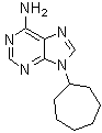 CAS # 6961-60-0, 9-Cycloheptyladenine, NSC 62733