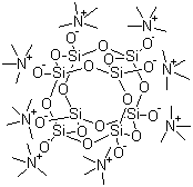 structure of CAS# 69667-29-4, 四甲基铵基笼形聚倍半硅氧烷