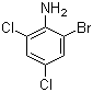 2-Bromo-4,6-dichloroaniline molecular structure (CAS 697-86-9)