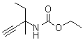 CAS # 6970-81-6, (1-Ethyl-1-methyl-2-propynyl)carbamic acid ethyl ester, NSC 62603