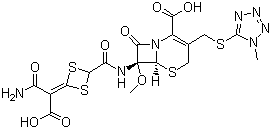 structure of CAS# 69712-56-7, 头孢替坦酸
