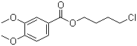 structure of CAS# 69788-75-6, 藜芦酸 4-氯丁酯
