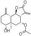 CAS # 69845-02-9, beta-Liriodenolide, [3aR-(3aalpha,4beta,5abeta,6beta,9aalpha,9bbeta)]-4-(Acetyloxy)decahydro-6-hydroxy-5a-methyl-3,9-bis(methylene)-naphtho[1,2-b]furan-2(3H)-one