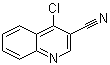 structure of CAS# 69875-49-6, 4-氯-3-喹啉甲腈