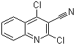 structure of CAS# 69875-54-3, 2,4-二氯喹啉-3-甲腈