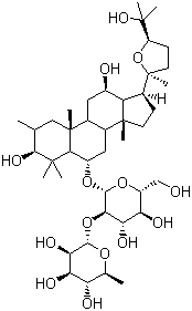 structure of CAS# 69884-00-0, 拟人参皂苷 F11