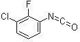 3-Chloro-2-fluorophenyl isocyanate molecular structure (CAS 69922-25-4)
