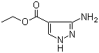 Ethyl 3-amino-4-pyrazolecarboxylate molecular structure (CAS 6994-25-8)
