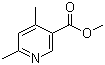 structure of CAS# 69971-44-4, 4,6-二甲基-3-吡啶羧酸甲酯