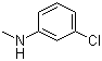 structure of CAS# 7006-52-2, 3-氯-N-甲基苯胺