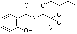 CAS # 70193-21-4, Trichlamide, N-(1-Butoxy-2,2,2-trichloroethyl)salicylamide, N-(1-Butoxy-2,2,2-trichloroethyl)-2-hydroxybenzamide
