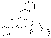 CAS # 70217-82-2, Dideoxycoelenterazine, 6-Phenyl-2,8-bis(phenylmethyl)imidazo[1,2-a]pyrazin-3(7H)-one, Bisdeoxycoelenterazine, Coelenterazine 400a, Coelenterazine HH, DeepBlueC