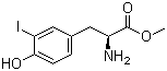structure of CAS# 70277-02-0, 3-Iodo-L-tyrosine methyl ester