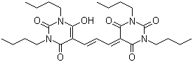 structure of CAS# 70363-83-6, 双(1,3-二丁基巴比妥酸)三次甲基氧杂菁