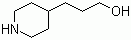 structure of CAS# 7037-49-2, 3-(4-Piperidinyl)propanol