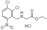 CAS # 70380-50-6, N-[(2,3-Dichloro-6-nitrophenyl)methyl]glycine ethyl ester monohydrochloride
