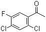 structure of CAS# 704-10-9, 2',4'-Dichloro-5'-fluoroacetophenone