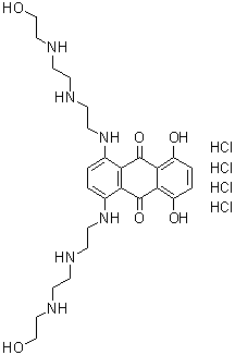 CAS 登录号：70476-91-4, 1,4-二羟基-5,8-二[[2-[[2-[(2-羟基乙基)氨基]乙基]氨基]乙基]氨基]-9,10-蒽醌四盐酸盐