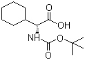 structure of CAS# 70491-05-3, Boc-D-环己基甘氨酸