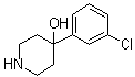 structure of CAS# 70558-16-6, 4-(3-氯苯基)哌啶-4-醇