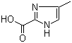structure of CAS# 70631-93-5, 4-甲基-1H-咪唑-2-甲酸