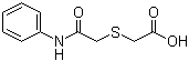 structure of CAS# 70648-87-2, 2-[(2-Anilino-2-oxoethyl)sulfanyl]acetic acid