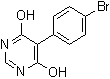 structure of CAS# 706811-25-8, 5-(4-溴苯基)嘧啶-4,6-二醇