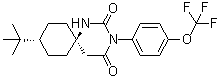CAS # 706813-23-2, trans-9-(1,1-Dimethylethyl)-3-[4-(trifluoromethoxy)phenyl]-1,3-diazaspiro[5.5]undecane-2,4-dione
