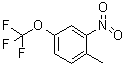 structure of CAS# 70692-45-4, 1-甲基-2-硝基-4-三氟甲氧基苯