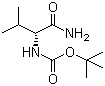 structure of CAS# 70717-76-9, Boc-D-缬氨酰胺
