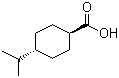 structure of CAS# 7077-05-6, trans-4-Isopropylcyclohexane carboxylic acid