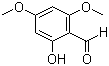 structure of CAS# 708-76-9, 4,6-Dimethoxysalicylaldehyde