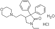 structure of CAS# 7081-53-0, Doxapram hydrochloride monohydrate