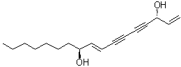 CAS 登录号：708257-91-4, (3R,10S)-1,8-十七碳二烯-4,6-二炔-3,10-二醇