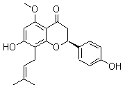 structure of CAS# 70872-29-6, Isoxanthohumol