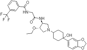 structure of CAS# 709018-37-1, INCB 3344