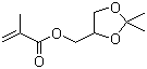 structure of CAS# 7098-80-8, 甲基丙烯酸丙酮缩甘油酯