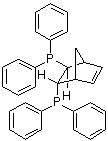 structure of CAS# 71042-54-1, (1R,2S,3S,4S)-双环[2.2.1]庚-5-烯-2,3-二基二[二苯基膦]