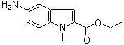 CAS # 71056-58-1, N-Methyl-5-aminoindole-2-carboxylic acid ethyl ester, 5-Amino-1-methyl-1H-indole-2-carboxylic acid ethyl ester, Ethyl 5-amino-1-methyl-1H-indole-2-carboxylate