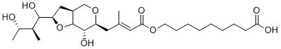 CAS # 71087-97-3, Mupirocin EP Impurity D, 9-(((2E)-4-((2R,3aS,6S,7S)-2-((2S,3S)-1,3-Dihydroxy-2-methylbutyl)-7-hydroxyhexahydro-4H-furo(3,2-C)pyran-6-yl)-3-methylbut-2-enoyl)oxy)nonanoic acid