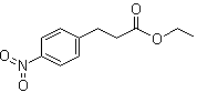 CAS # 7116-34-9, 4-Nitrobenzenepropanoic acid ethyl ester, Ethyl 3-(4-nitrophenyl)propanoate, Ethyl p-nitrohydrocinnamate