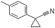 structure of CAS# 71172-78-6, 1-(4-甲基苯基)-1-环丙腈